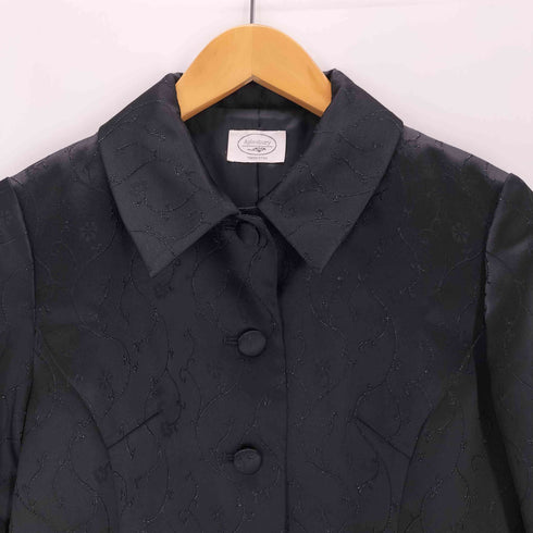 アリスバーリー Aylesbury フラワーデザイン サテンシャツジャケット レディース JPN:9号